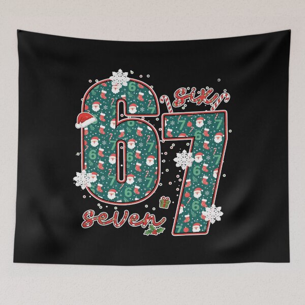 Item preview, Six Seven Meme Christmas, Funny Saying 6 7, Xmas 6 7 designed and sold by Haupalette.