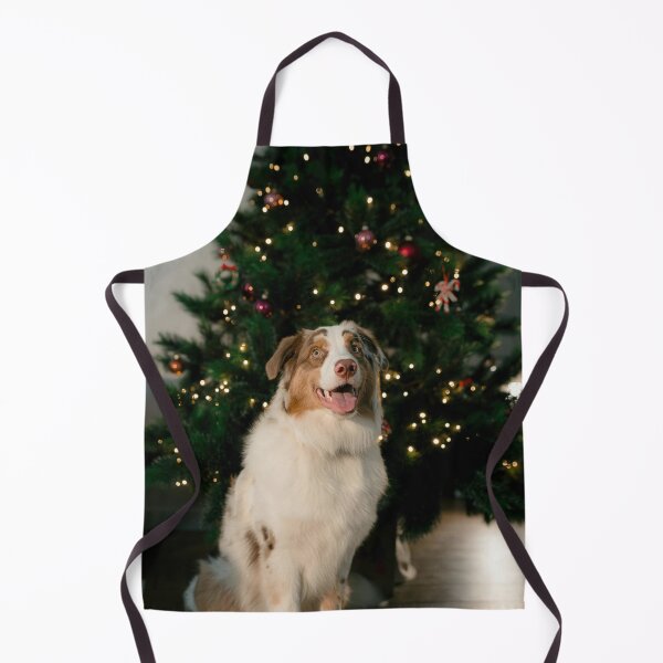 Item preview, Australian Shepherd Dog Besides Christmas Tree designed and sold by VanGaldo.