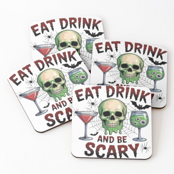 Item preview, Eat Drink And Be Scary designed and sold by szydelkowanika.