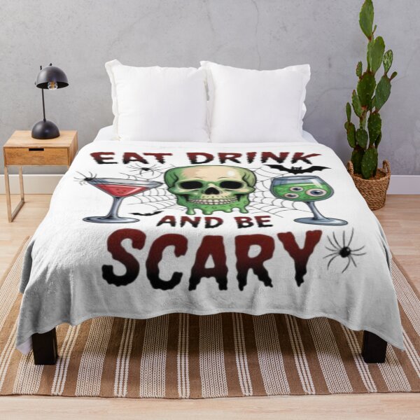 Item preview, Eat Drink And Be Scary designed and sold by szydelkowanika.