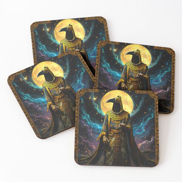 Item preview, Thoth, Lord of Time | Egyptian God of Wisdom & Cosmic Power designed and sold by Stoneflower-Art.