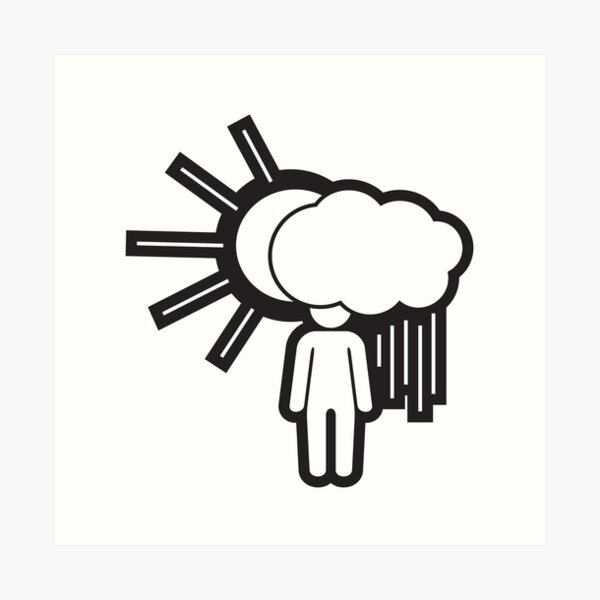 under the weather Art Print