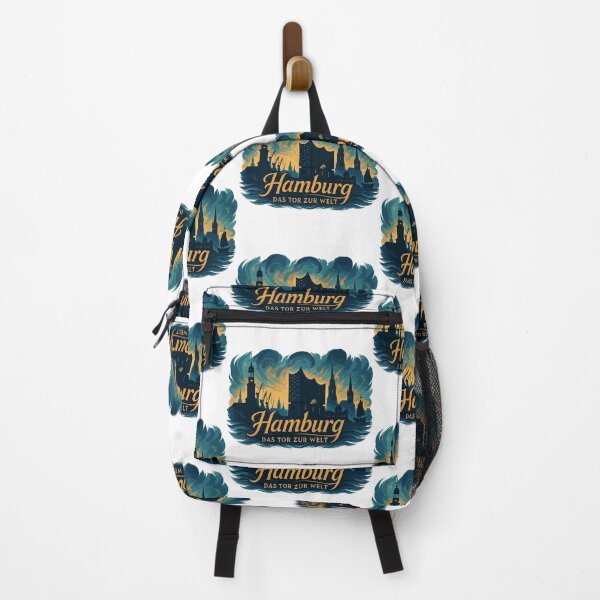 Item preview, Hamburg Gateway to the World City Silhouette Harbor Elphi Gift designed and sold by Pineapple-Tree.