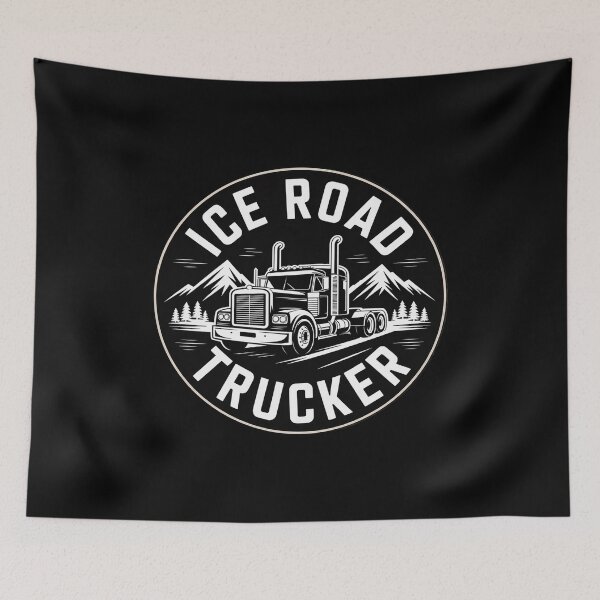Item preview, Winter Ice Road Trucking Alaska Trucker Ice Road Truck designed and sold by HaileyRobel.