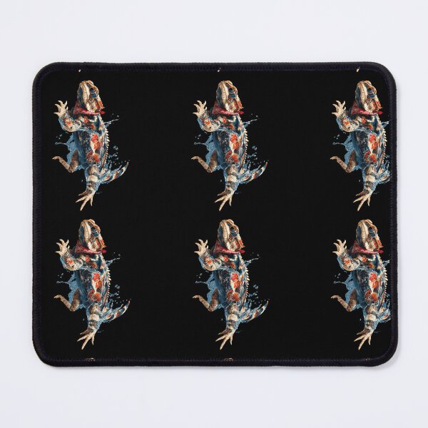 Item preview, Horned Toad | Tropical Lizard with Water Splash | Cool Animal Art designed and sold by CrunchyGoats.