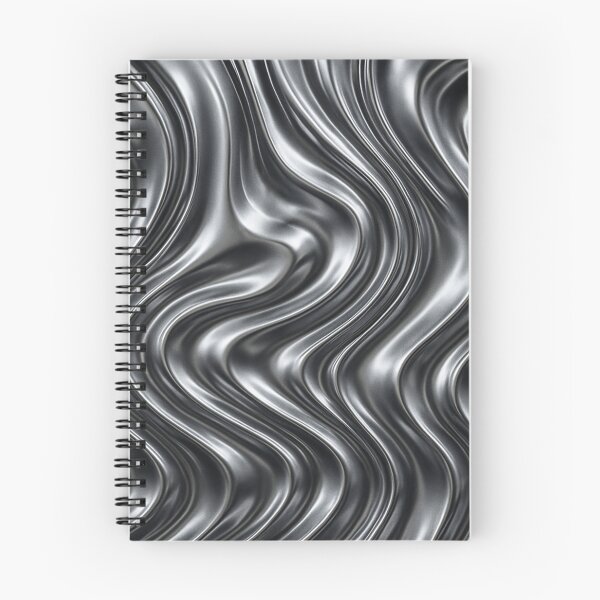 Item preview, Liquid Chrome Waves – Digital Luxe Abstract Design designed and sold by Tatko Designs.