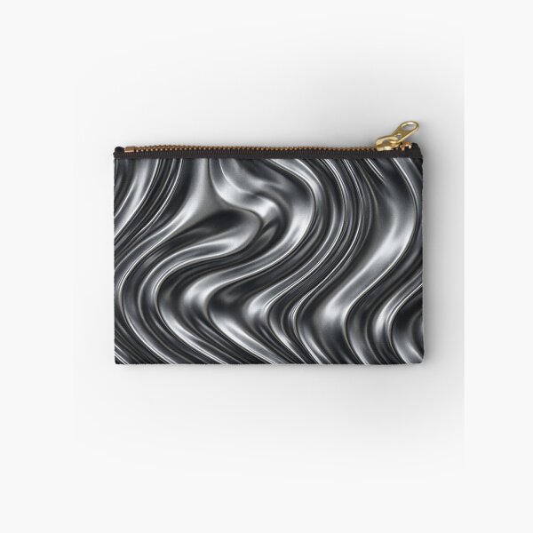 Item preview, Liquid Chrome Waves – Digital Luxe Abstract Design designed and sold by Tatko Designs.