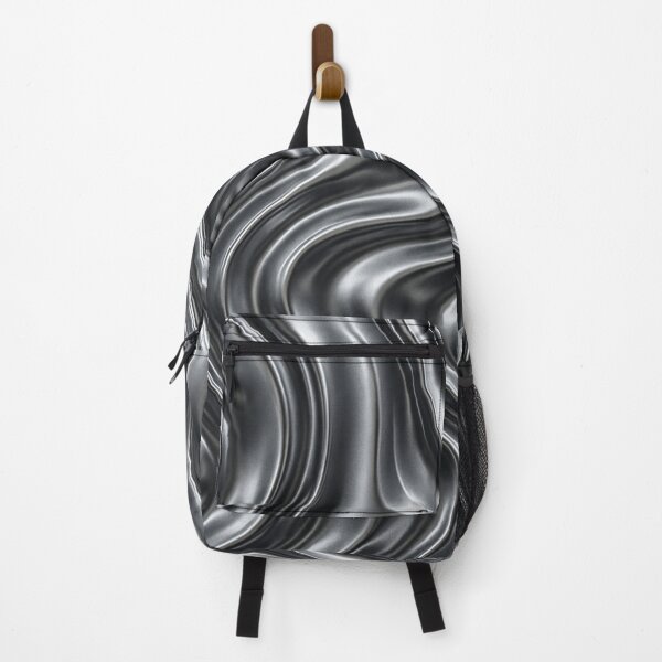 Item preview, Liquid Chrome Waves – Digital Luxe Abstract Design designed and sold by Tatko Designs.