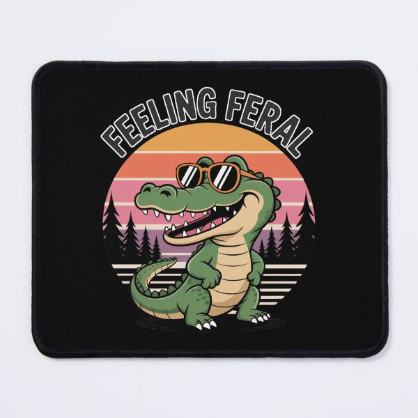 Item preview, Feeling Feral – Crocodile designed and sold by Qwibbo.