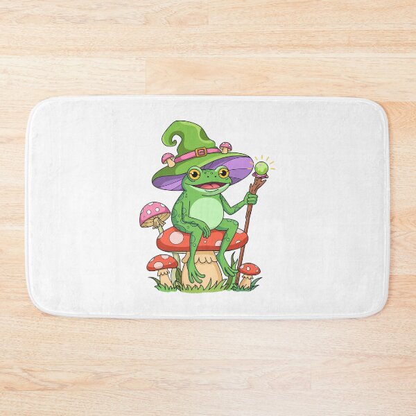 Item preview, halloween Mushroom frog witch and Magic wand designed and sold by SOUFIANE1991.