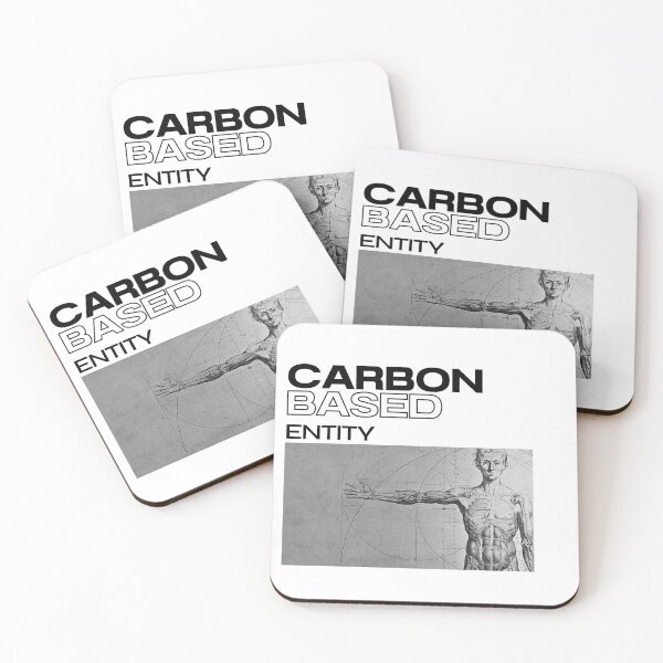 Item preview, Carbon-based entity humor posthumanism joke, geek IT humor designed and sold by Ctrl+P HQ.