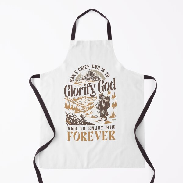Item preview, Man's Chief End is to Glorify God Christian T-Shirt Design designed and sold by Bee4Boy.