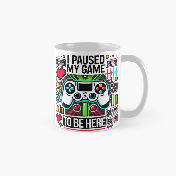 Artikelvorschau, Ich habe mein Spiel angehalten, um hier zu sein entworfen und verkauft von JohnnyP-Store.