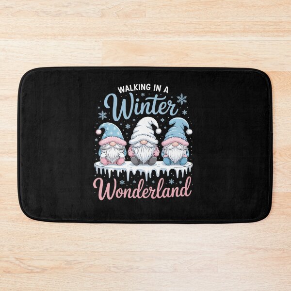 Item preview, Walking In A Winter Wonderland Three Gnome Funny Christmas designed and sold by RayArmstrong.