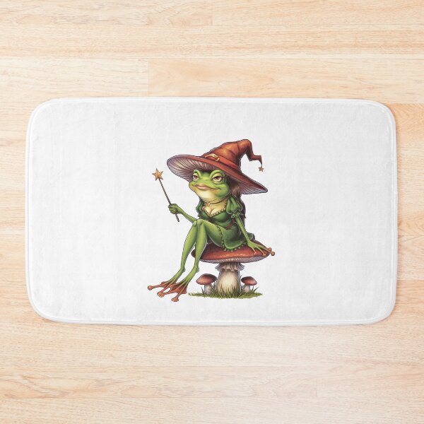 Item preview, halloween Mushroom frog witch and Magic wand designed and sold by SOUFIANE1991.
