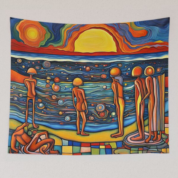 Item preview, Watching the waves designed and sold by George Hutton Hunter.
