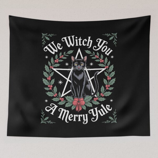 Item preview, We Witch you a merry Yule Winter Solstice Christmas designed and sold by RayArmstrong.