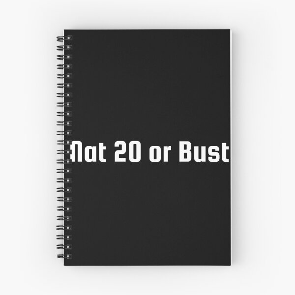 Item preview, Nat 20 or Bust designed and sold by Ninjacatoff.