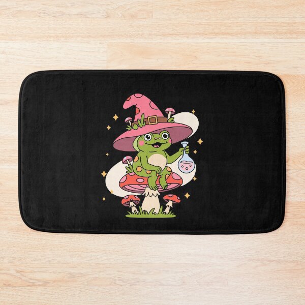 Item preview, halloween Mushroom frog witch and potion bottle designed and sold by SOUFIANE1991.