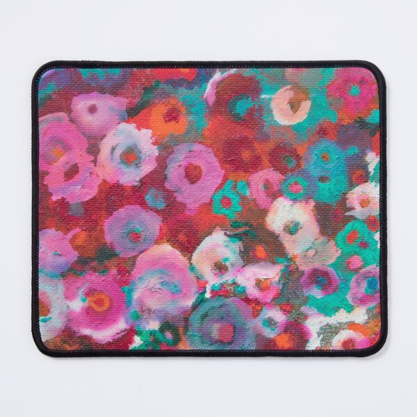 Item preview, Abstract colorful flowers designed and sold by TessAndre.