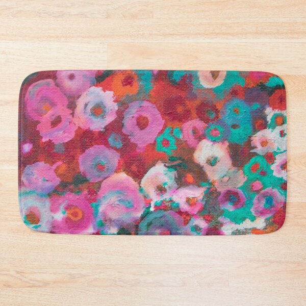 Item preview, Abstract colorful flowers designed and sold by TessAndre.