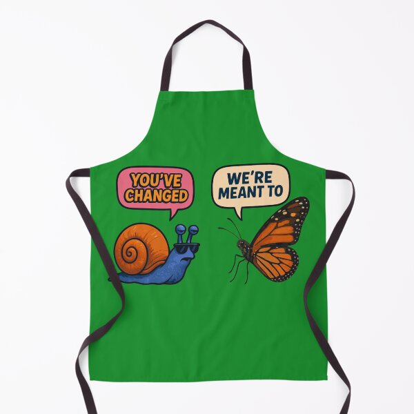 Item preview, Funny Snail and Butterfly Quote – "You've Changed, We're Meant To" Transformation Art designed and sold by Minimum-Rage.