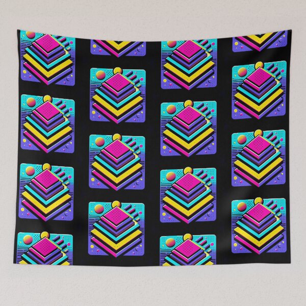 Item preview, Colorful geometric pattern  designed and sold by Dogandesighn.