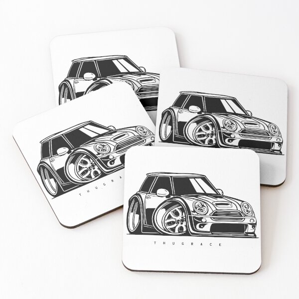 Item preview, Mini Cooper F56 S Caricature designed and sold by ArtistikAvenue.