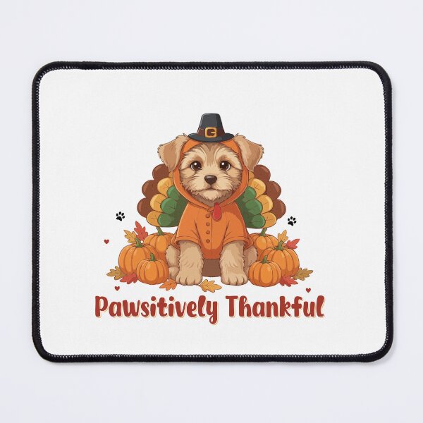 Item preview, Pawsitively Thankful Pyrenean Shepherd Thanksgiving Cute Fall designed and sold by The Real Life Symphony.