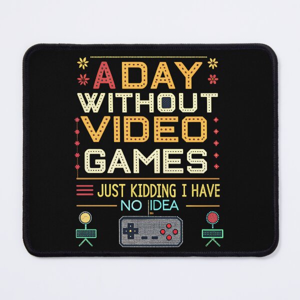 Item preview, A Day Without Video Games Funny Pixel Art Quote | Retro 8-Bit Arcade Style Design designed and sold by VividOrganica.