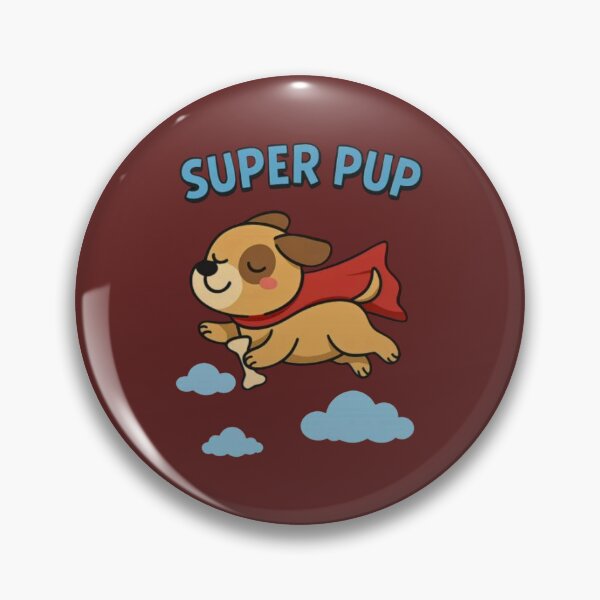 Item preview, Super Pup – Flying Superhero Dog Cartoon Design designed and sold by Dezpro.