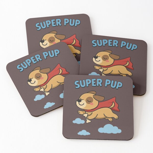 Item preview, Super Pup – Flying Superhero Dog Cartoon Design designed and sold by Dezpro.