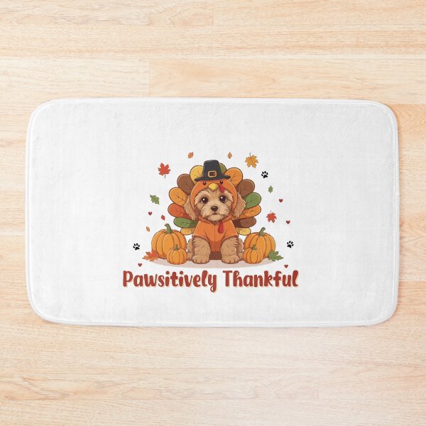 Item preview, Pawsitively Thankful Cockapoo Thanksgiving Cute Fall designed and sold by The Real Life Symphony.