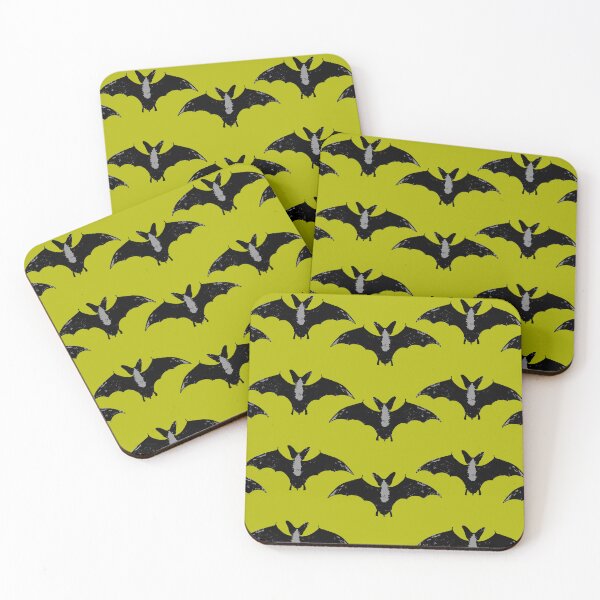 Item preview, Bat pattern vintage used look Halloween night flight designed and sold by Luzi Illustrella.