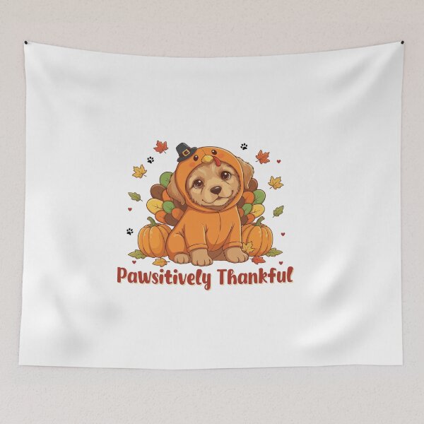 Item preview, Pawsitively Thankful Goldador Thanksgiving Cute Fall designed and sold by The Real Life Symphony.