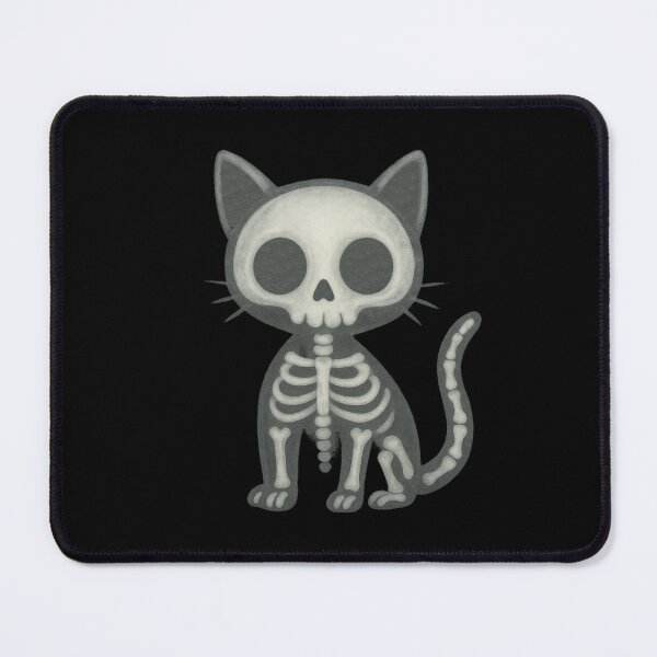 Item preview, Spooky Cute Skeleton Cat designed and sold by Prints-by-Olaf.