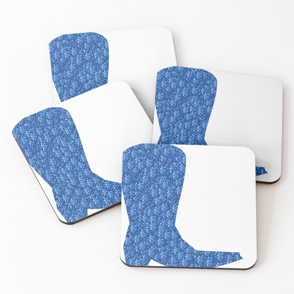 Item preview, Blue Rhinestone  Cowboy Boot Color designed and sold by TheIconSmith.