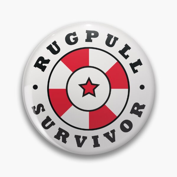 Item preview, Rugpull Survivor | Funny Crypto T-Shirt for Traders & Degens designed and sold by CryptoDressCode.