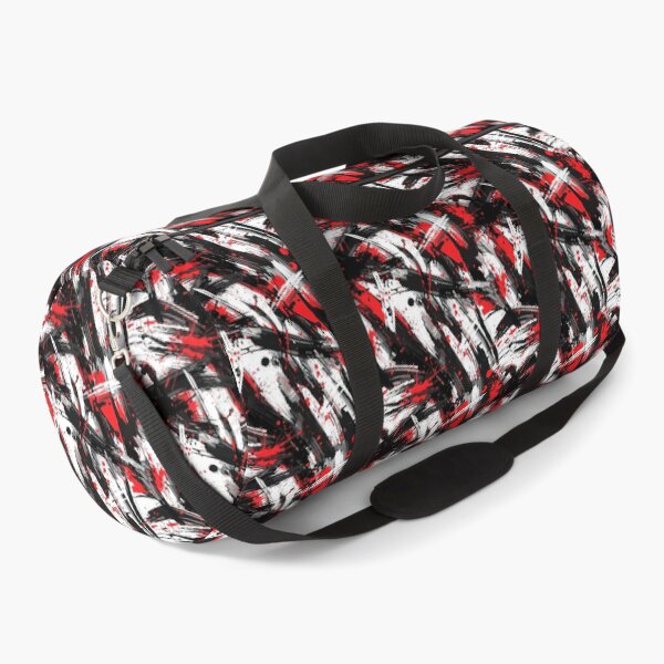 Item preview, Patrón de pintura punk en rojo, negro y blanco designed and sold by PunkdUpPrints.