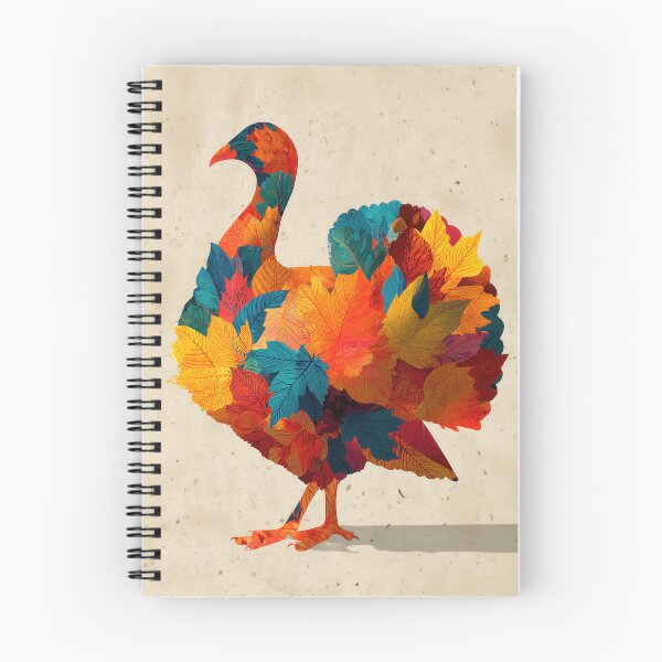 Item preview, Autumn Leaf Turkey – Bold Botanical Collage designed and sold by BennyPuppy.