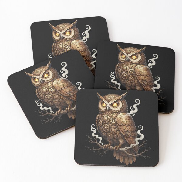 Item preview, Steampunk Owl – Wisdom in Motion designed and sold by Lucorr.