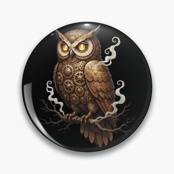 Item preview, Steampunk Owl – Wisdom in Motion designed and sold by Loo Loo.