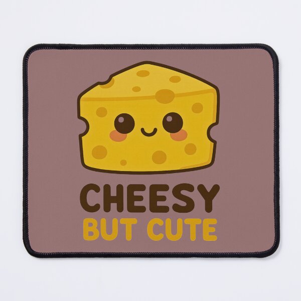 Item preview, Cheesy but Cute – Funny Kawaii Cheese Cartoon Design designed and sold by Dezpro.