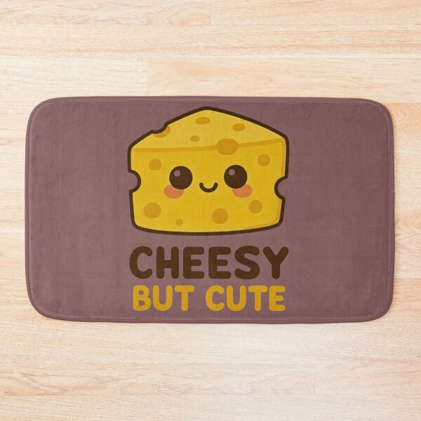 Item preview, Cheesy but Cute – Funny Kawaii Cheese Cartoon Design designed and sold by Dezpro.