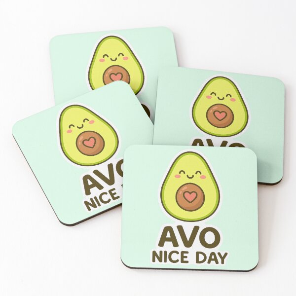 Item preview, Avo Nice Day – Cute Kawaii Avocado Cartoon Design designed and sold by Dezpro.
