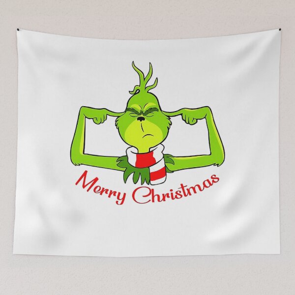 Item preview, Cartoon Christmas Green Retro Mischief designed and sold by ExcitingWright.