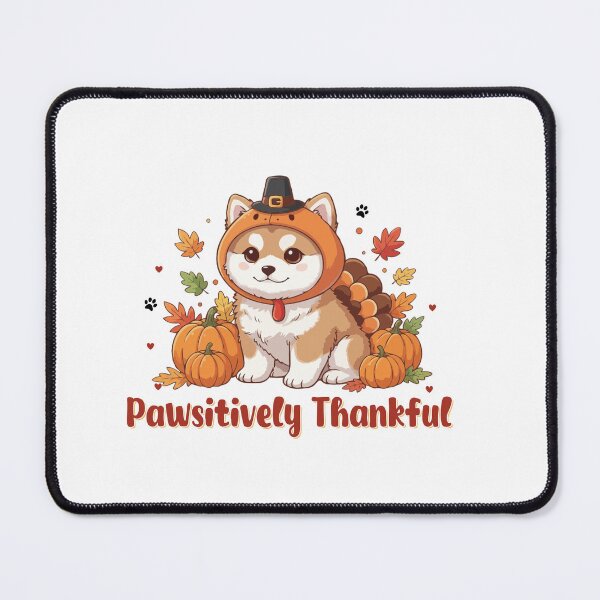 Item preview, Pawsitively Thankful Hokkaido Thanksgiving Cute Fall designed and sold by The Real Life Symphony.