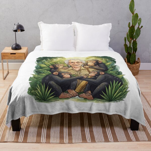 Item preview, Colorful Jungle Chimps Inspired by Jane Goodall designed and sold by ArteeInnovation.