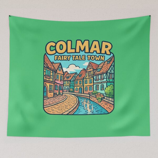 Item preview, Colmar – Fairy Tale Town | Whimsical France Design designed and sold by Timeless Design.