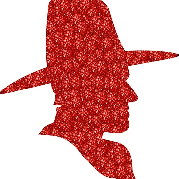 Artwork thumbnail, Red Rhinestone Cowboy by TheIconSmith